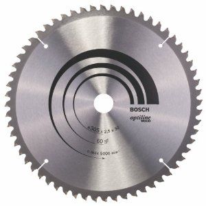 Bosch pyörösahanterä 305x2,5mm negatiivinen 60-hamp.reikä 30mm

