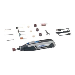 Dremel lite 7760-15 akkukäyttöinen 3,6v  2,0ah monitoimityökalu + 15 tarviketta + usb laturi

