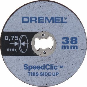 Dremel SC409 katkaisulaikka 38x0,75mm 5kpl SpeedClic kiinnityksellä

