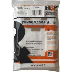 HH pölypussi 5kpl ALTO ATTIX 550, 560, 590, 40, 50, Festool SRM45, Hilti VCU40L, Makita 447, VC3511L, Nilfisk IVB 5, 40, 50, Protool VCP 450

