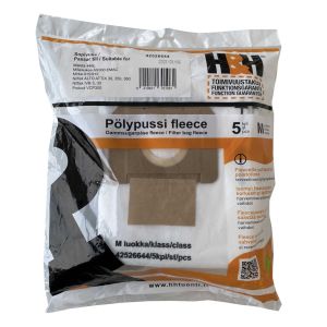HH pölypussi 5kpl Makita 446L, Milwaukee AS300 EMAC, Nilfisk ALTO ATTIX 30,350, 360, IVB3,30, Protool VCP300

