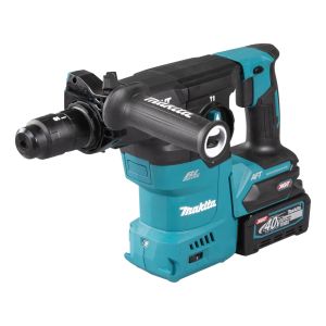 Makita HR009GZ01 sds+ 40V XGT 3,9J poravasara runko + yksi 5,0Ah akku (BL4050F) + laturi (DC40RA) + muovisalkku