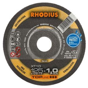 katkaisulaikka 125x1,0x22,23 XT10 rst, haponk. rhodius