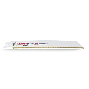 Lenox puukkosahanterä 203x19x0,9mm 18Tpi Gold Bi-Metal 818R (5 kpl) metallille

