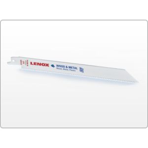 Lenox puukkosahanterä 203x1,3mm 10Tpi Bi-Metal 810R (5 kpl) puulle ja metallille