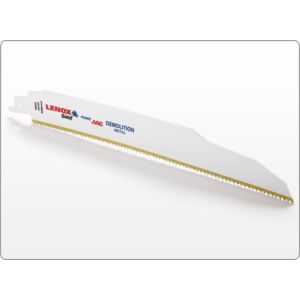 Lenox puukkosahanterä 229x1,6mm 10Tpi Gold Bi-Metal 960G (5 kpl) purkutyöhön

