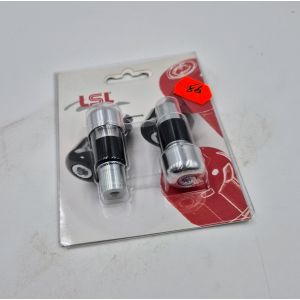 LSL ohjaustangon päätypaino 22/18mm alumiini

