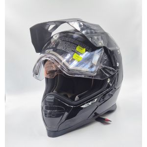 LYNX ex2 kypärä sähkövisiirillä, koko M 57-58cm, musta (ollut esillä myymälässä)