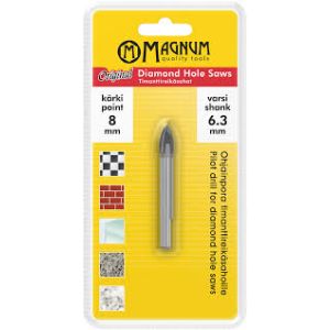 Magnum ohjainporanterä 1/4 timanttireikäsahoille

