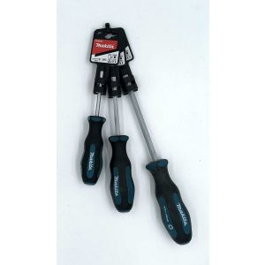 Makita 3-osainen läpilyötävä (metallipää) Pozidriv-talttasarja (sisältää PZ1, PZ2 ja PZ3 taltat)

