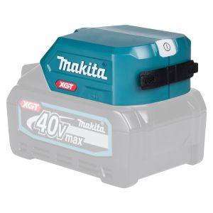 Makita ADP001G akkuadapteri runko 40V - kaksi USB lähtöä ( 5v 2,4A ) esim matkapuhelimien lataukseen

