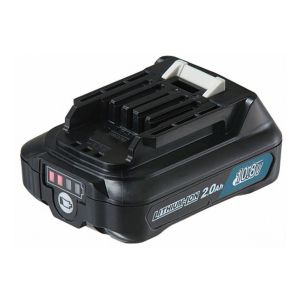 Makita BL1041B 12V CXT 4,0Ah Li-Ion akku, LIUKUKIINNITTEINEN, akun varaustilan näyttö

