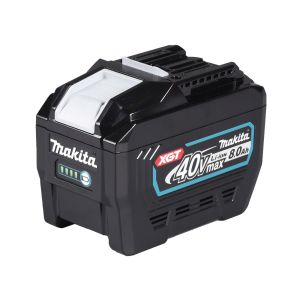 Makita BL4080F akku 40V 8,0Ah XGT Li-ion akku, varaustilan näytöllä

