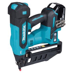 Makita DBN601ZJ akkuviimeistelynaulain suorakampa 1,6mm 64mm 16Ga 18V Makpak laatikossa - runko, ei akkuja ei laturia