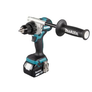 Makita DDF486RTJ 130/65Nm 18V LXT apukahvallinen akkuporakone + 2x5,0Ah + DC18RA laturi + Makpac 3


