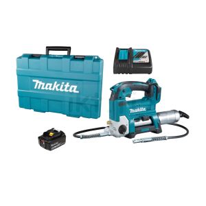 Makita dgp180rt lxt 18v rasvaprässi, rasvapuristin + 1x5,0ah + dc18rc laturi + laukku