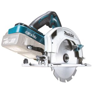 Makita DHS710Z hiiliharjaton pyörösaha RUNKO (kahdelle 18V akulle) - ei akkuja, ei laturia.