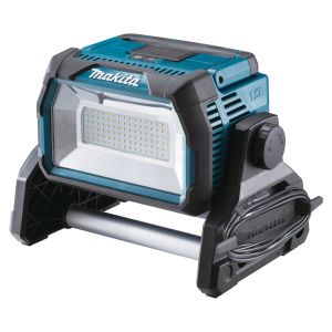 Makita DML809 18V / 2x18V / 230V käyttöinen työmaavalaisin. 2000/4000/10000 lumen. Ei akkuja ei laturia.

