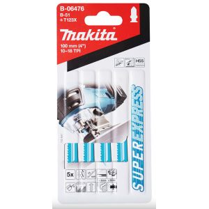 Makita pistosahanterä 100mm metalli, rst (5kpl) b-06476

