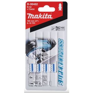 Makita pistosahanterä 100mm puu,metalli (5kpl) b-06482