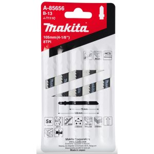 Makita pistosahanterä 105mm puu (5kpl) a-85656

