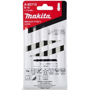 Makita pistosahanterä 90mm puu (5kpl) a-85715