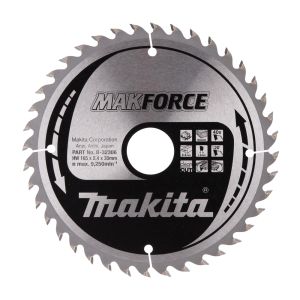 Makita pyörösahanterä 165mm 40-hampainen 30mm reikä puulle B-32306