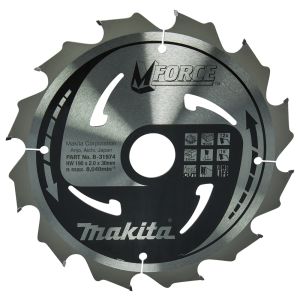 Makita pyörösahanterä 190mm 12-hampainen 30mm reikä B-31974


