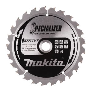 Makita pyörösahanterä 190mm 25-hampainen 20mm reikä puulle E-11178/E-11140