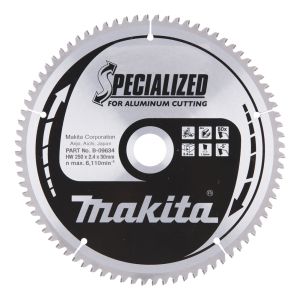 Makita pyörösahanterä 250mm 80-hampainen reikä 30mm

