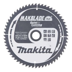 Makita pyörösahanterä 260mm 60-hampainen reikä 30mm

