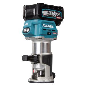 Makita RT001GZ13 40V XGT käsijyrsin, yläjyrsin. Runko - ei akkuja ei laturia. Toimitus Makpac laukussa.