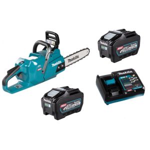 Makita UC010G 40V XGT akkukäyttöinen ketjusaha 12 + KAKSI 5,0Ah akkua (BL4050F) + laturi (DC40RA)

