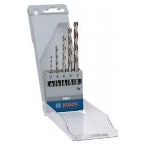 Poranteräsarja 5-os. 2-6mm 1/4" bits kiinnitteinen Bosch pro

