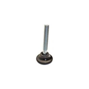 Säätöjalka M10x50mm nivelellä musta stpr-35x50/75

