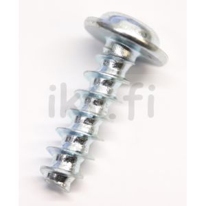 Torx ruuvi muoviin 6,0x20mm Itsekierteyttävä, tylppäkärkinen, sähkösinkitty 20 kpl.

