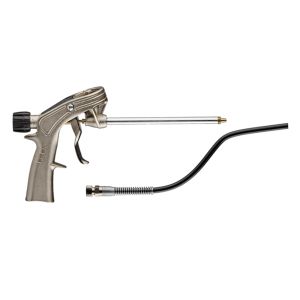 Vaahtopistooli FoamMaster MultiFlex muotonsa säilyttävällä jatkolla (jatko 300mm) metallirunko