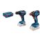 Bosch 2kpl runko setti GDX 18V-200 + GSR18V-55 + L-Boxx laukku - ei akkuja ei laturia

