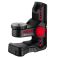 Bosch BM 1 + ceiling clamp pidin. Laserin kiinnitys 1/4. Jalustassa 5/8  ja 1/4 kierrekiinnitykset.

