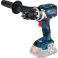 Bosch GSR 18V-110 C akkuporakone + 3x5,0Ah + GAL 18V-40 laturi,  L-Boxx 136 muovisalkussa.

