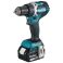 Makita DDF484RTJ 18V 54/30Nm akkupora + 2x5,0Ah + laturi ja laukku

