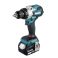Makita DDF486RTJ 130/65Nm 18V LXT apukahvallinen akkuporakone + 2x5,0Ah + DC18RA laturi + Makpac 3