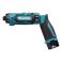 makita df012dsj sauvaväännin 7,2v 2x1,5ah