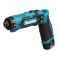 Makita df012dsj sauvaväännin 7,2v 2x1,5ah

