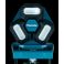 Makita DML814 18V tornivalaisin. 3000 lumen. IP55 suojattu. Ei akkuja ei laturia.