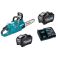 Makita UC010G 40V XGT akkukäyttöinen ketjusaha 12 + KAKSI 5,0Ah akkua (BL4050F) + laturi (DC40RA)

