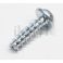 Torx ruuvi muoviin 3,5x12mm Itsekierteyttävä, tylppäkärkinen, sähkösinkitty 20 kpl.